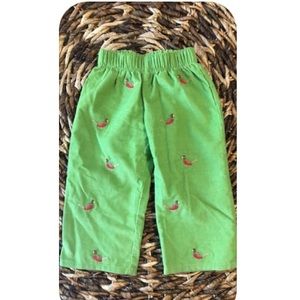 The Beaufort Bonnet Co Critter Princeton Pant - Green with Pheasant - 12/18